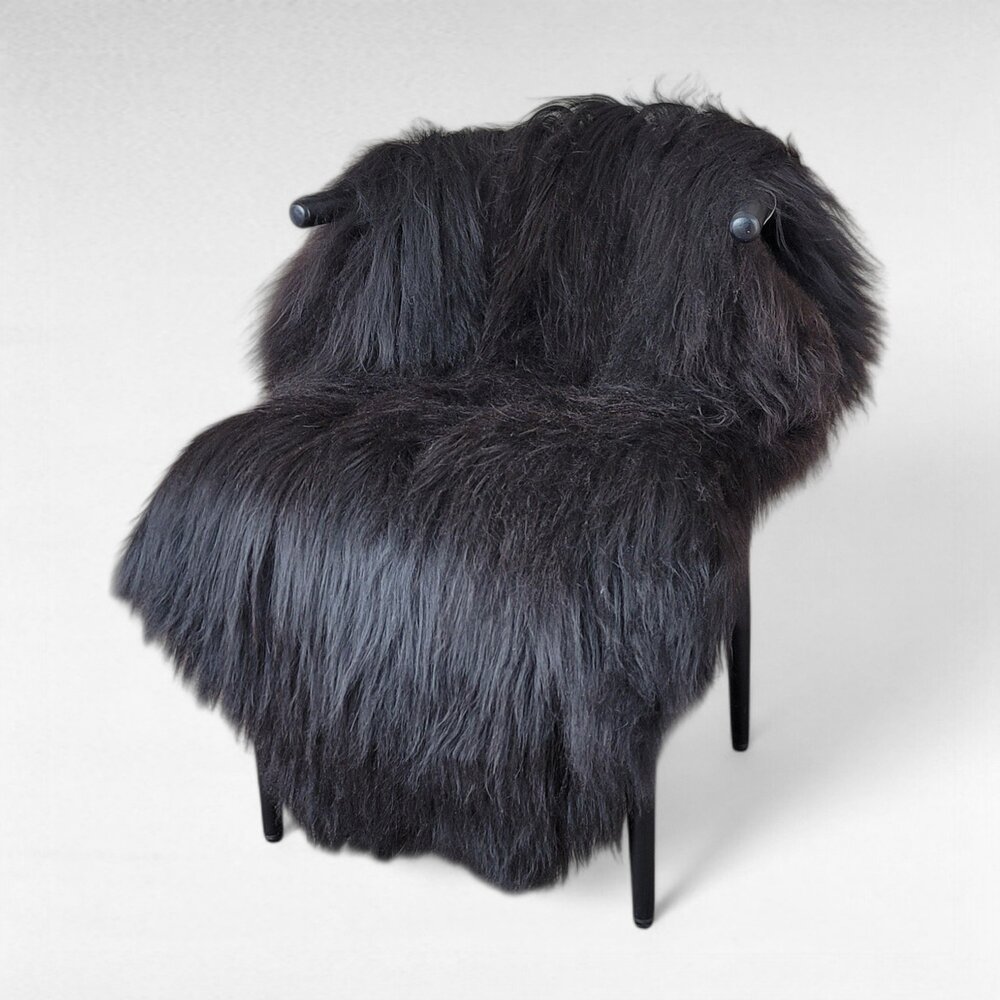 XL Rare Natural Moorit Copper Icelandic Sheepskin  57" x 35"